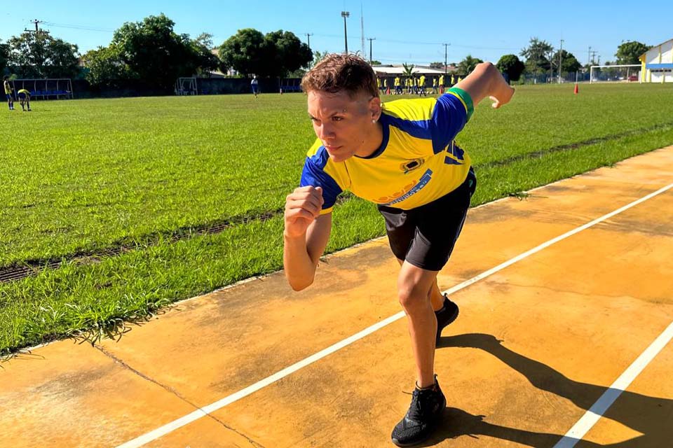 Atleta paralímpico de Porto Velho participa de competição em São Paulo