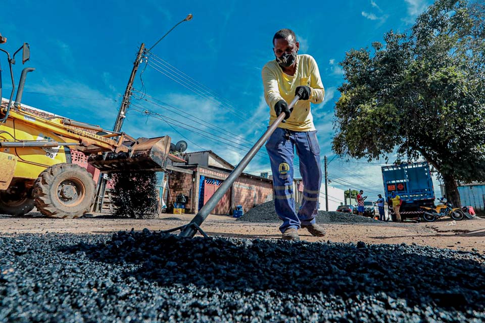 Nove bairros da capital recebem as equipes de obras da Prefeitura de Porto velho