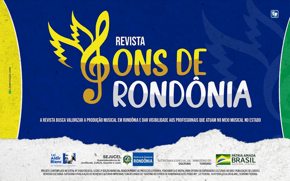 Revista sobre produção musical em Rondônia será lançada em abril