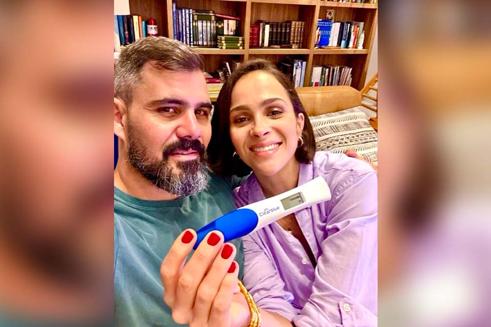 Leticia e Juliano Cazarré anunciam nova gravidez: 'Agora somos oito'