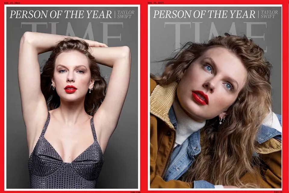 Taylor Swift é eleita a 'pessoa do ano' pela revista Time