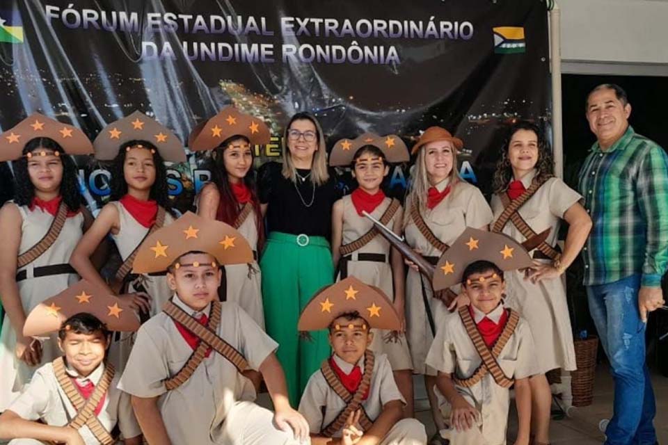 Escola municipal se destaca em apresentação cultural nordestina no Fórum UNDIME 2023