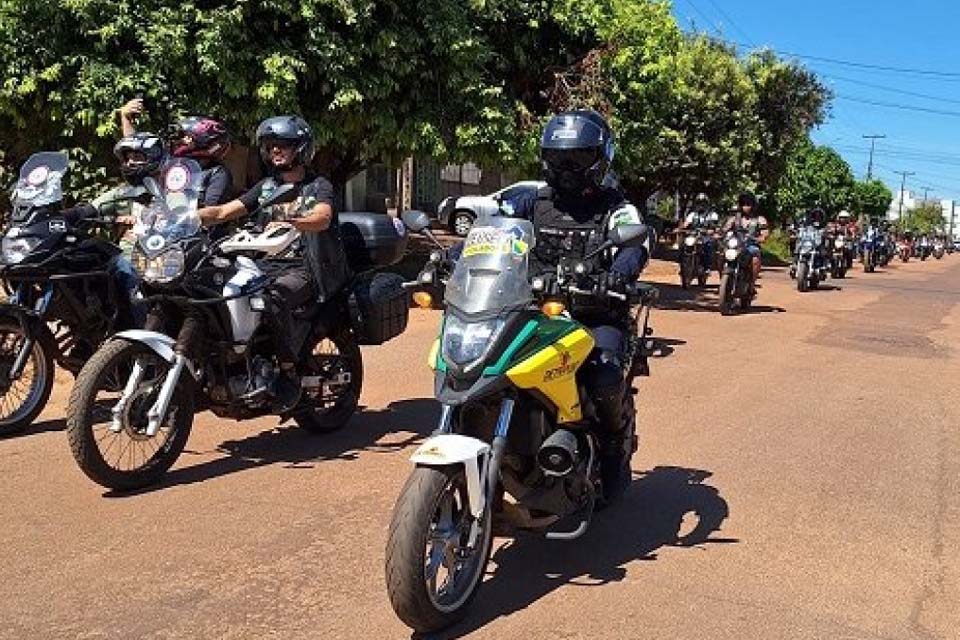 Detran realiza em Cacoal evento voltado ao motoclubismo