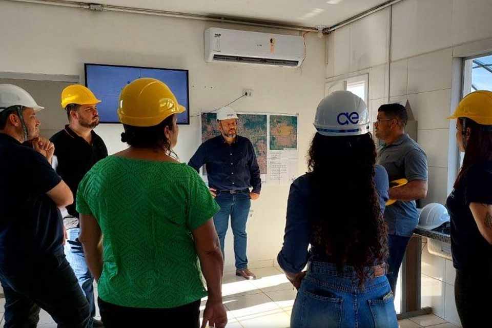 Vereadores de Rolim de Moura participam de visita técnica à Estação de Tratamento de Água