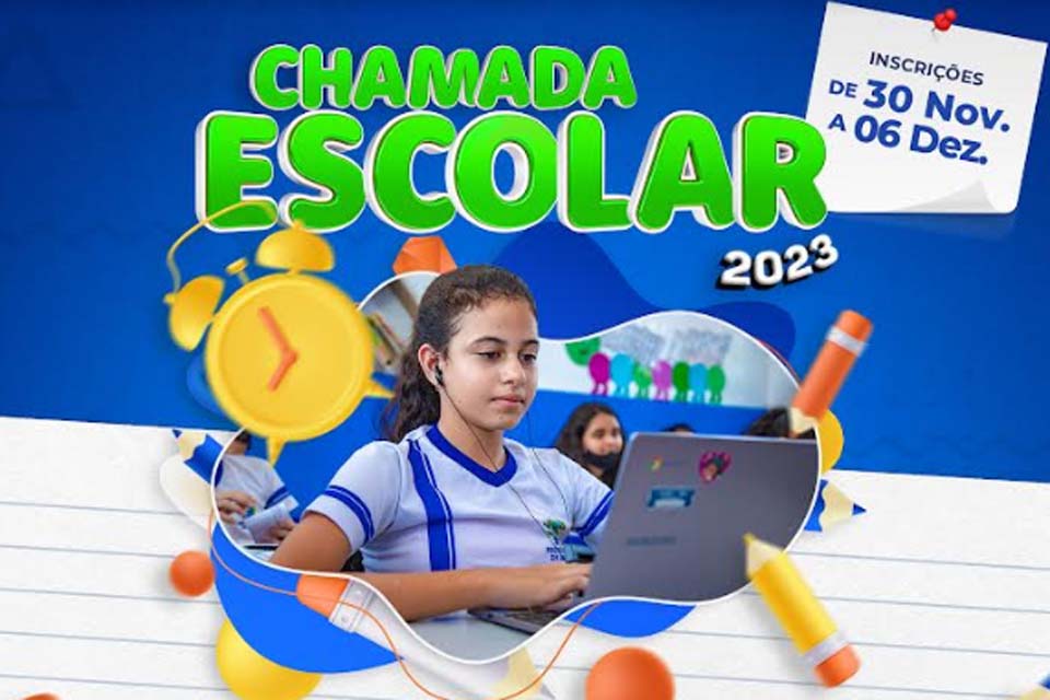 Chamada Escolar Para O Ano Letivo 2023 Nas Escolas Municipais Acontece De 30 Novembro A 6 De 3933