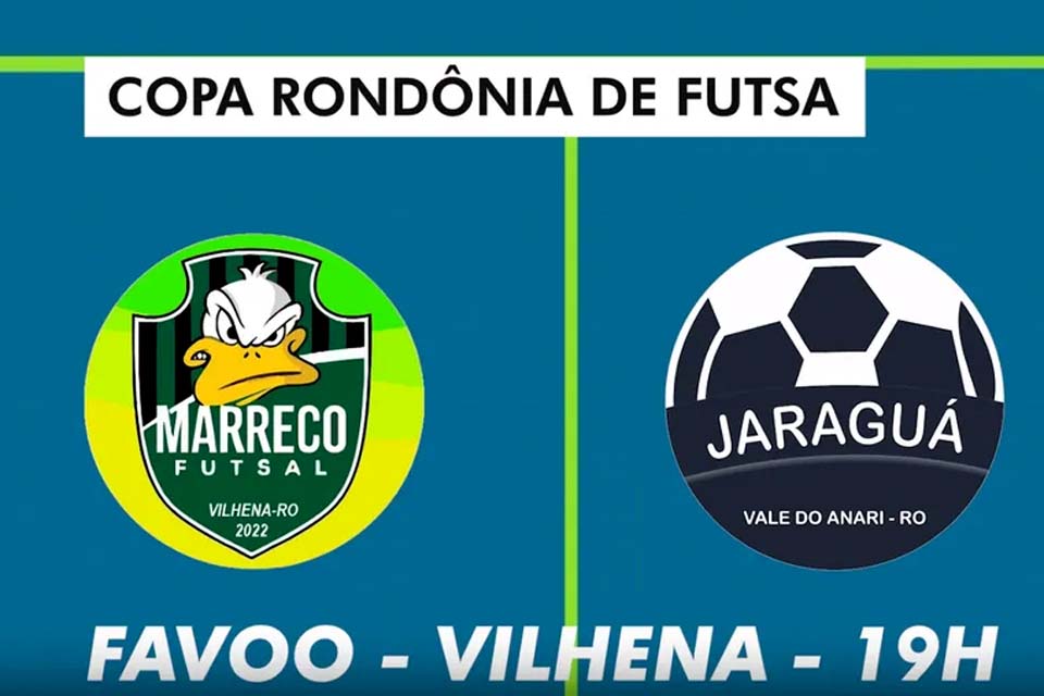 Marreco e Jaraguá decidem a Copa Rondônia de futsal este mês