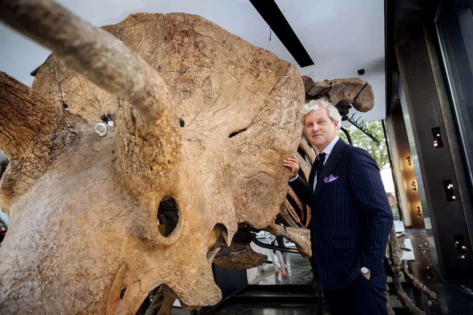 Fóssil de maior triceratops conhecido, é leiloado por 7 vezes a estimativa inicial