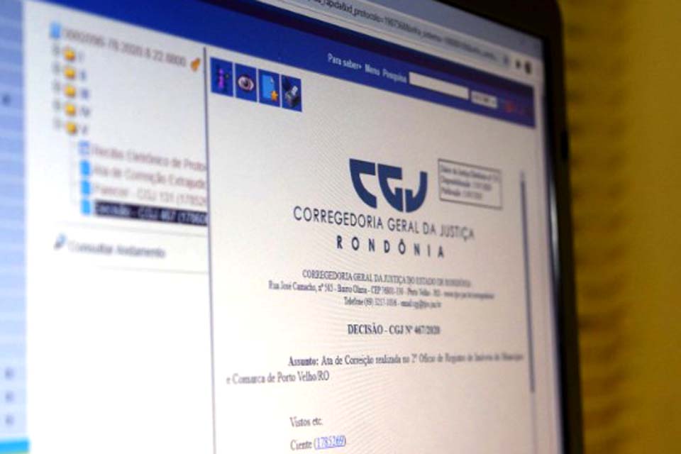 Em meio à pandemia, Corregedoria do TJRO obtém bons resultados com primeiras correições extrajudiciais virtuais