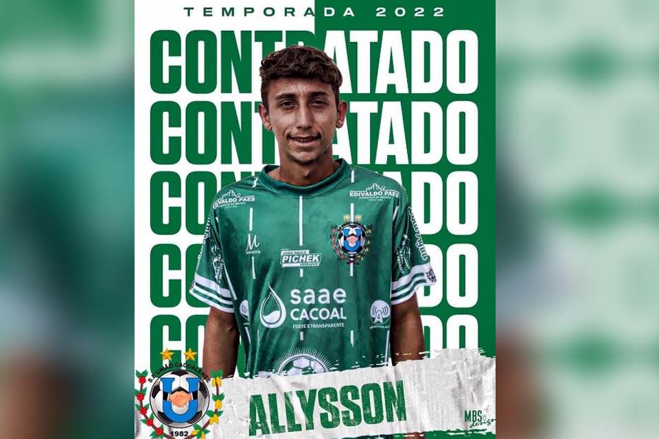 União Cacoalense anuncia jovem atacante Allyson Allan