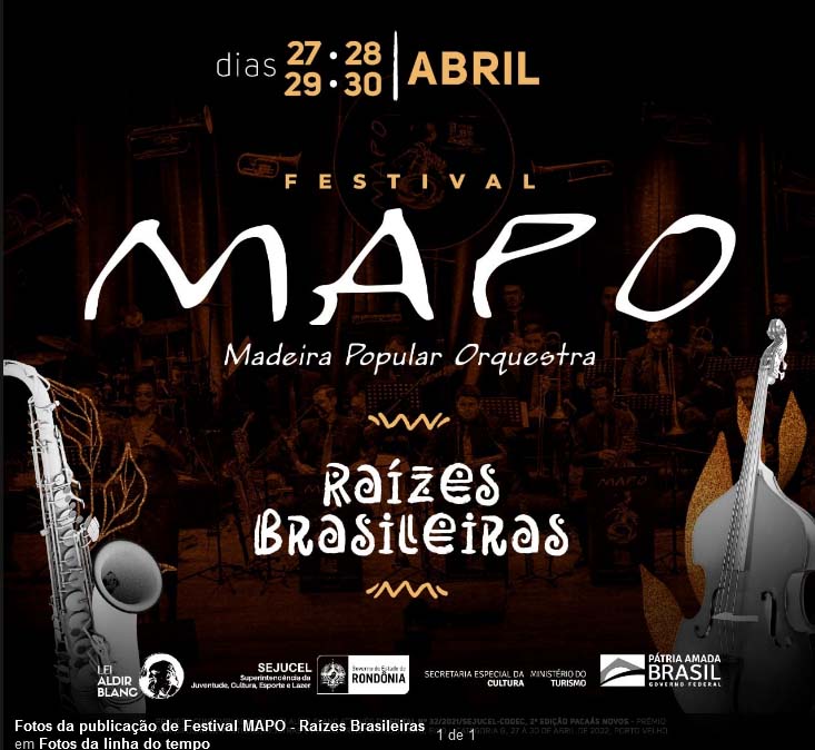 Festival MAPO – Raízes Brasileiras inicia nesta quarta-feira