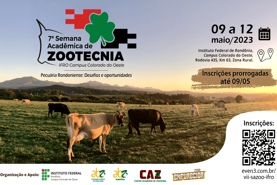 FRO Colorado do Oeste prorroga inscrições para 7ª Semana de Zootecnia