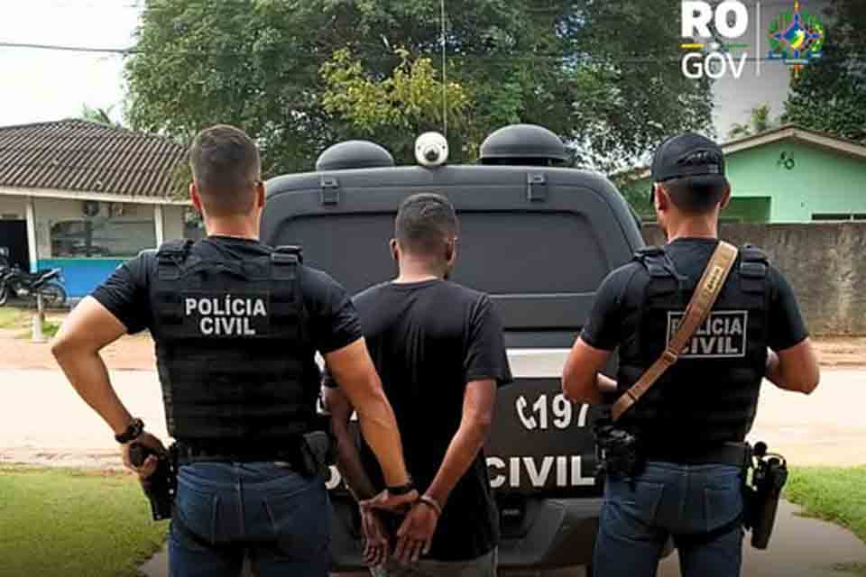 Polícia Civil prende foragido por tráfico de drogas em Cujubim