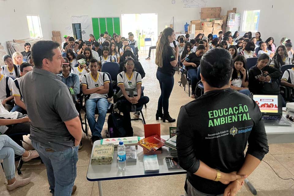 Educação ambiental voltada à prevenção de queimadas é realizada na região de Ponta do Abunã