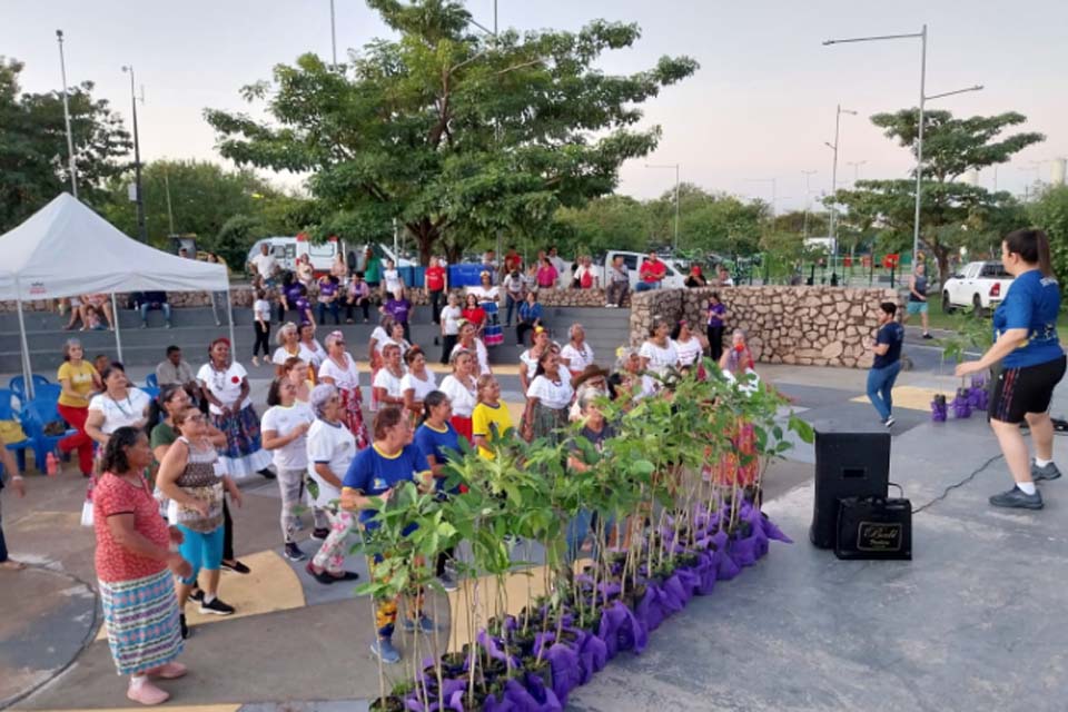 Evento no Parque da Cidade promove campanha de conscientização sobre a violência contra a pessoa idosa