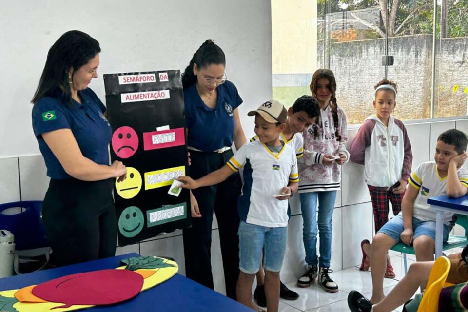 Com trabalho voltado aos cuidados alimentares; governo de Rondônia destaca atuação dos nutricionistas na Rede Pública de Ensino