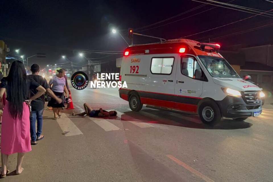 Mulher é atropelada ao se jogar em frente de carro na zona leste