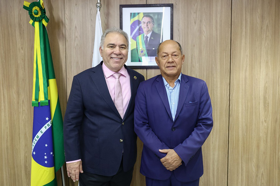 Deputado Coronel Chrisóstomo se reúne com Ministro da Saúde para destinar recursos a Rondônia