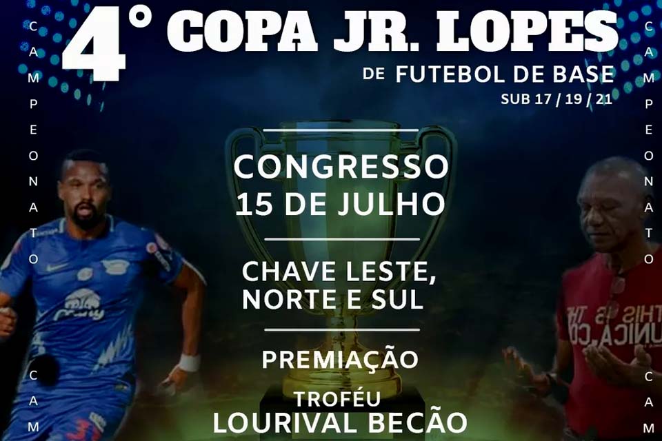 Copa Júnior Lopes de futebol de base chega a quarta edição no bairro Nacional em Porto Velho