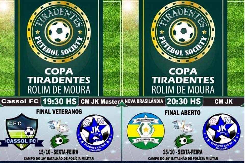 Final da Copa Tiradentes da PM do 10º Batalhão acontece hoje em Rolim 