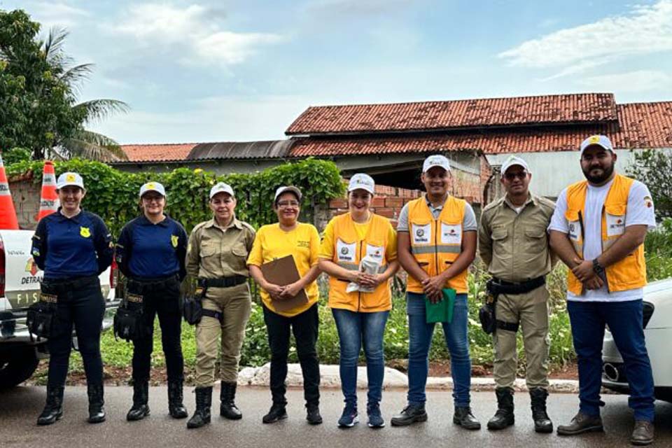 Município de Rolim de Moura recebe “Projeto de Sinalização de Trânsito” e ações educativas