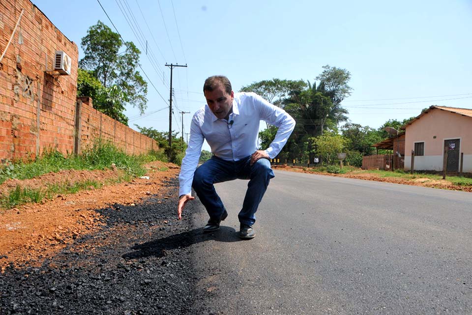 Obras de asfaltamento na capital continuam no bairro Cuniã