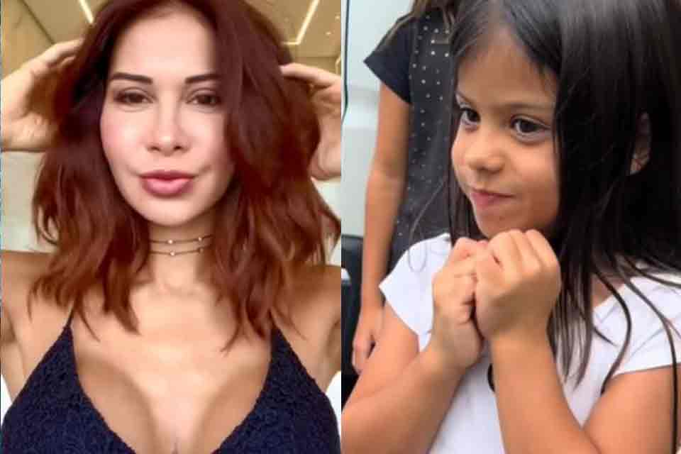 Maíra Cardi mostra reação da filha ao novo visual: “Não combina com você”