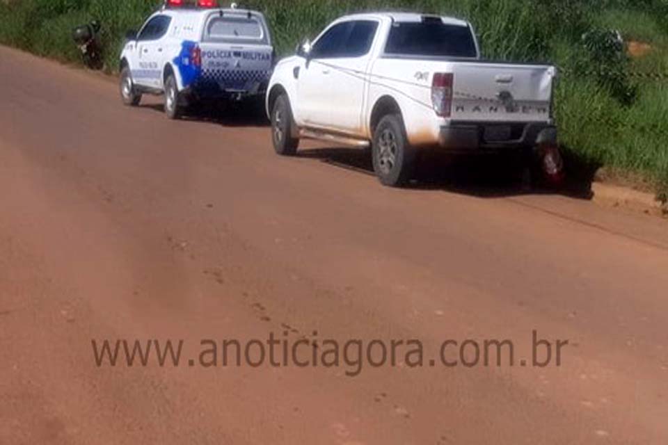 Motociclista de 77 anos morre em acidente causado por buracos na RO-133