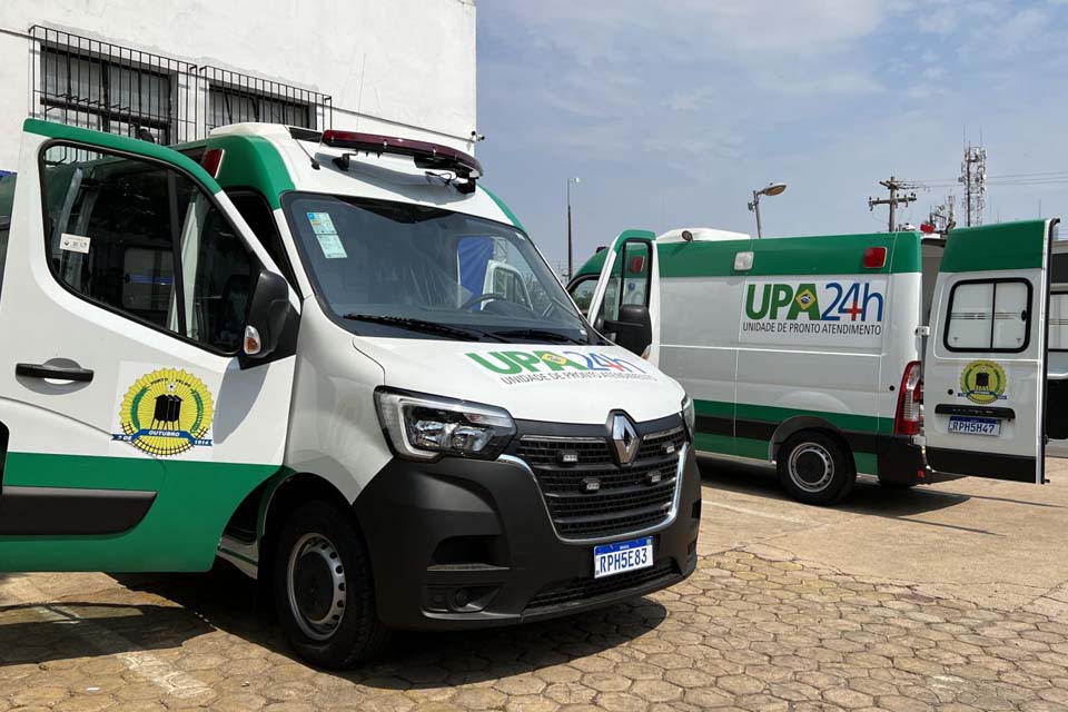 Unidades de Pronto Atendimento-UPAs Leste e Sul recebem ambulâncias novas