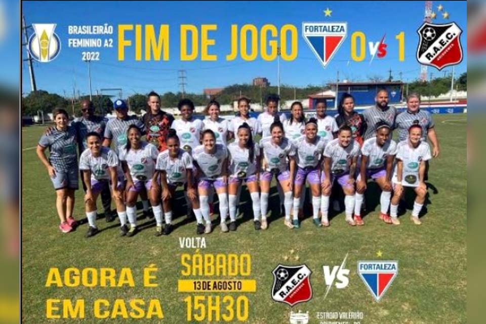 Real Ariquemes bate o Fortaleza e fica a um empate da elite do Brasileiro Feminino