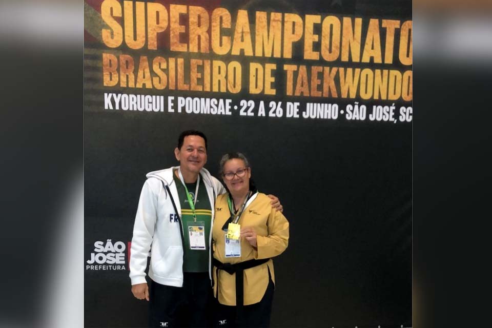 Mestre de Taekwondo do Talentos do Futuro ganha ouro em Supercampeonato Brasileiro