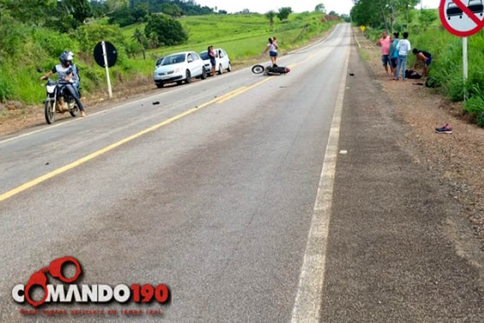 Grave acidente envolvendo duas motos próximo a Alvorada tira vida de Jiparanaense