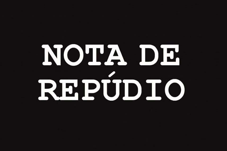 NOTA DE REPÚDIO