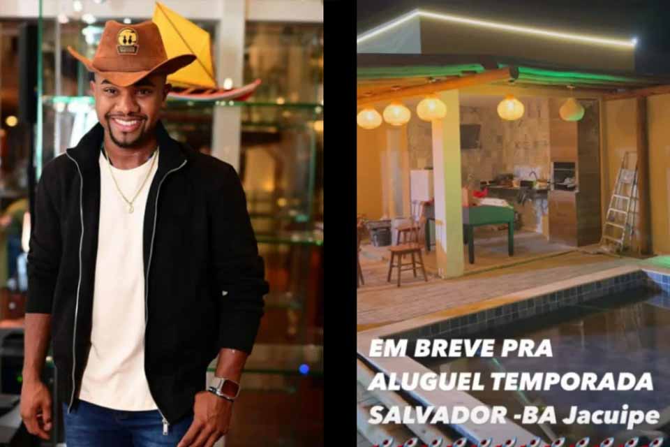 Davi Brito, campeão do BBB 24, constrói casa na Bahia e quer lucrar com Aluguel por Temporada