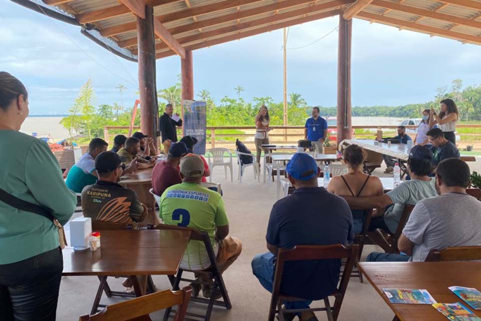 Curso de Condutor de Pesca é lançado em Jaci-Paraná; ação faz parte do Plano de Qualificação para a Cadeia Produtiva do Turismo