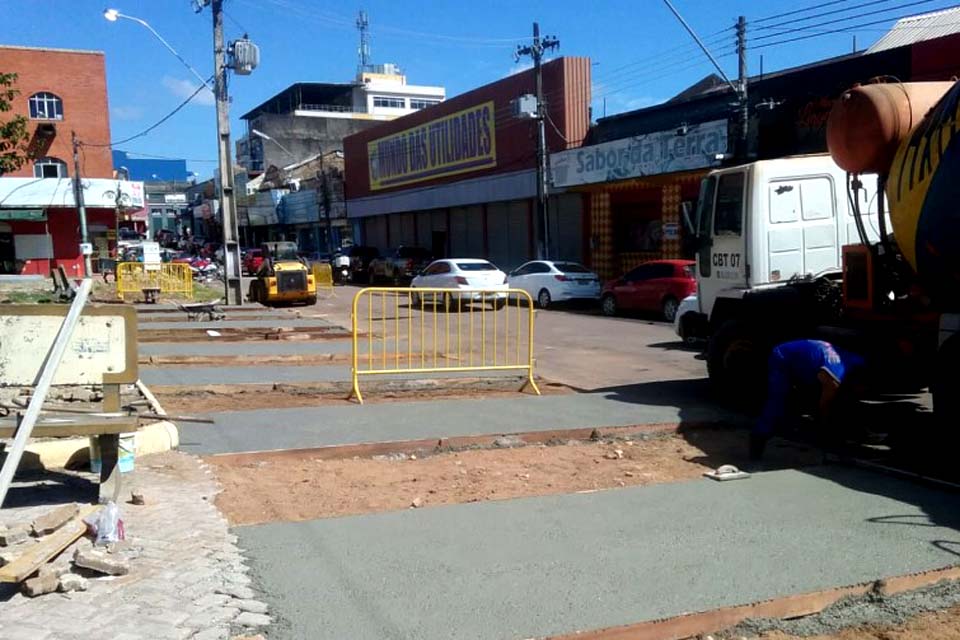 Prefeitura de Porto Velho concluirá 1ª etapa da reforma da Praça Jonathas Pedrosa até sexta-feira