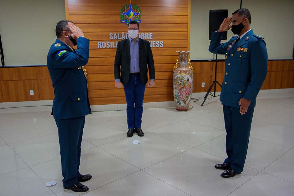 Governador Coronel Marcos Rocha nomeia o novo comandante do Corpo de Bombeiros Militar de Rondônia