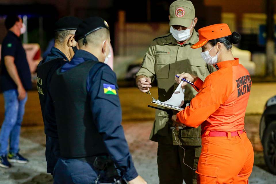 “Operação Alerta” fiscaliza estabelecimentos e interrompe eventos clandestinos em Porto Velho