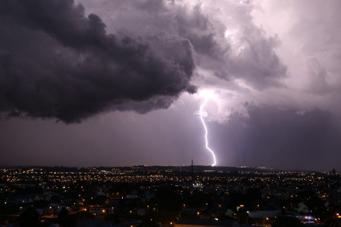 Tempestades nos céus de Rondônia 