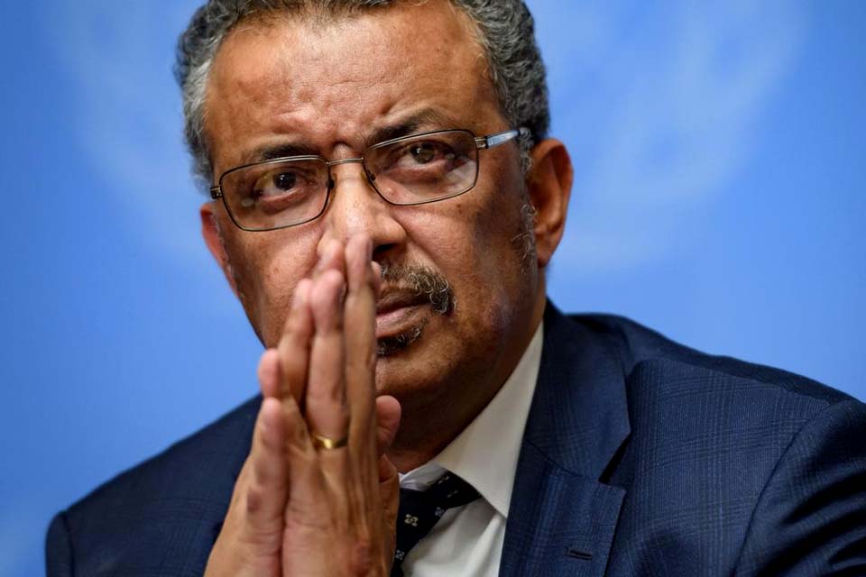 'A resposta global à Covid continua mancando', diz Tedros Adhanom, diretor da OMS