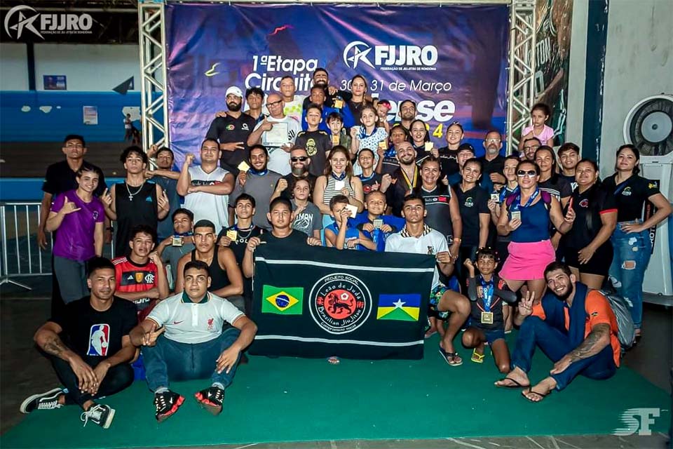 Projeto social Leão de Judá é vice-campeão na 1ª Etapa do Estadual de Jiu-Jitsu de Rondônia