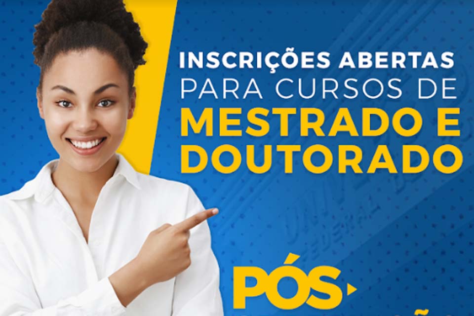 UNIR tem inscrições abertas para Mestrado nas áreas de Agroecossistemas Amazônicos, Estudos Literários e Educação Matemática