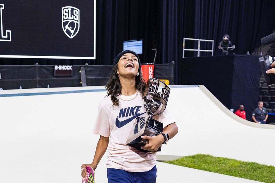 Rayssa vence e Pamela é 3ª em etapa da Liga Mundial de Skate Street