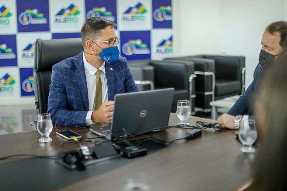 Deputado Anderson participa de reunião por videoconferência para tratar de medidas urgentes para salvar os setores comercial e produtivo de Rondônia