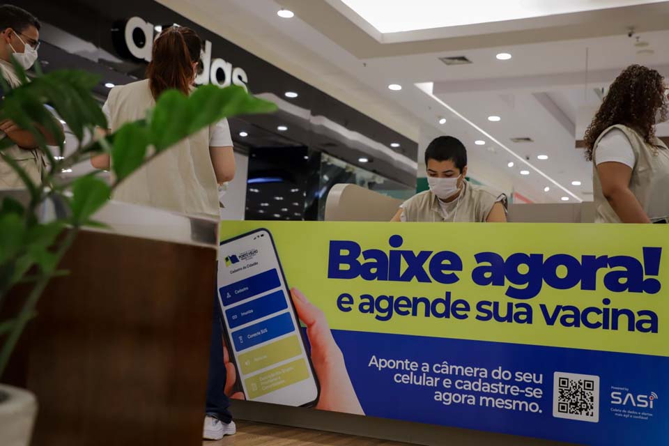 Ponto de vacinação contra a Covid-19 será montado no Porto Velho Shopping