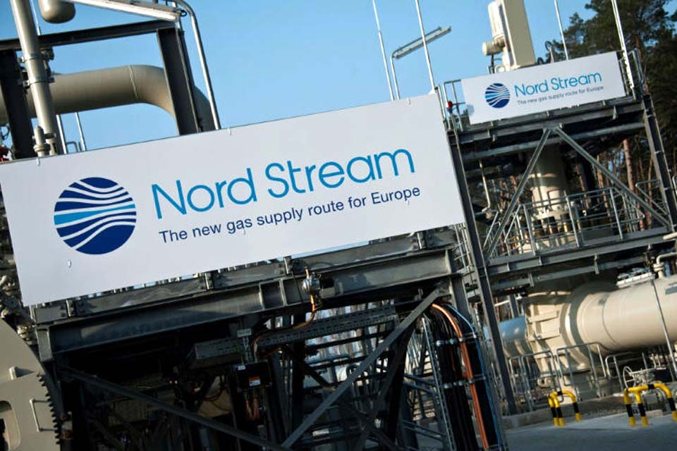 Gazprom reduz entregas de gás à Europa através do Nord Stream