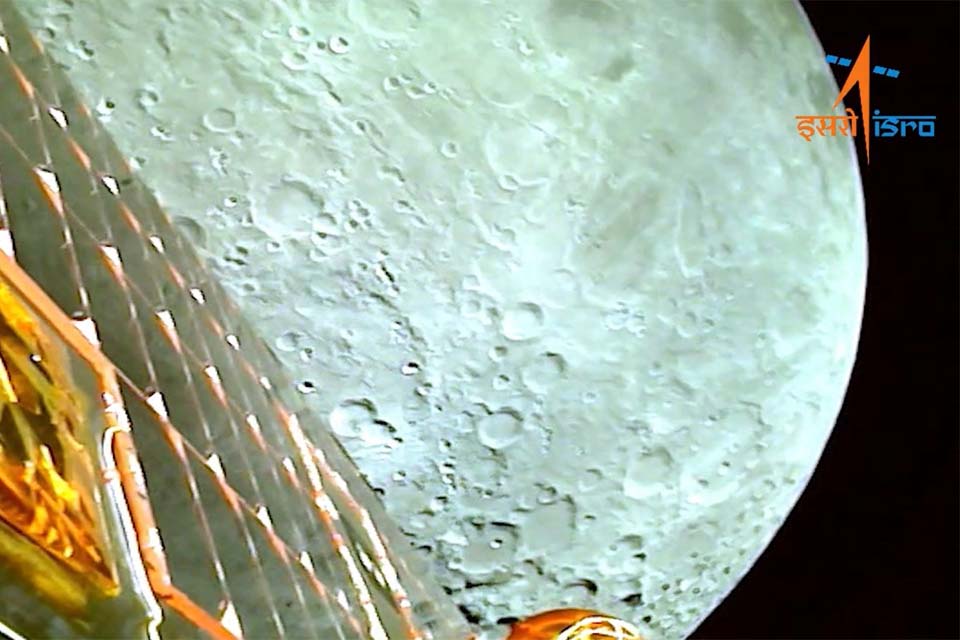 sonda da Índia mostra aproximação à lua geral rondônia dinâmica