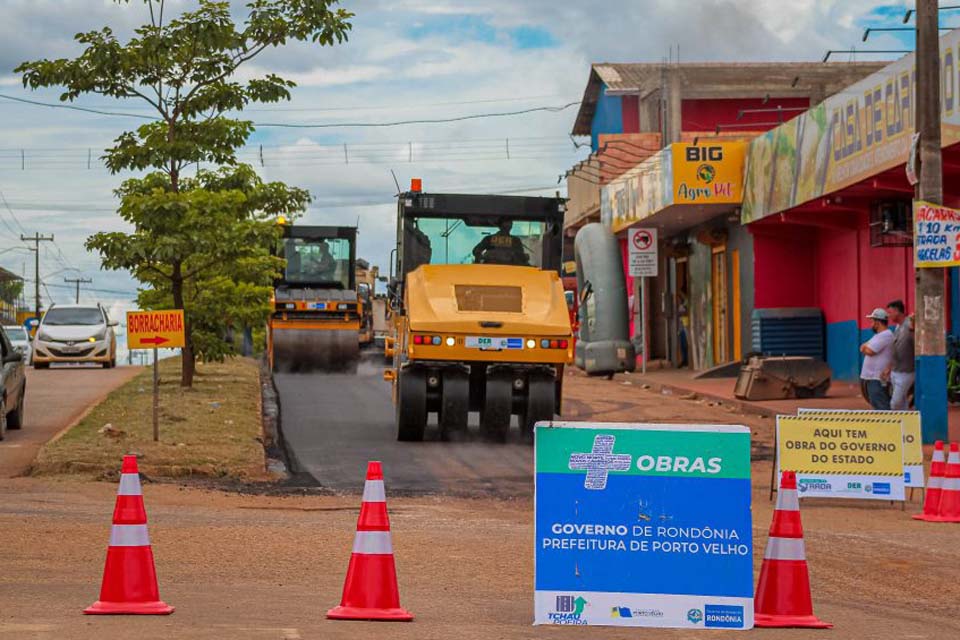 Com Tchau Poeira, Rondônia avança na melhoria da trafegabilidade e promove mais qualidade de vida e desenvolvimento