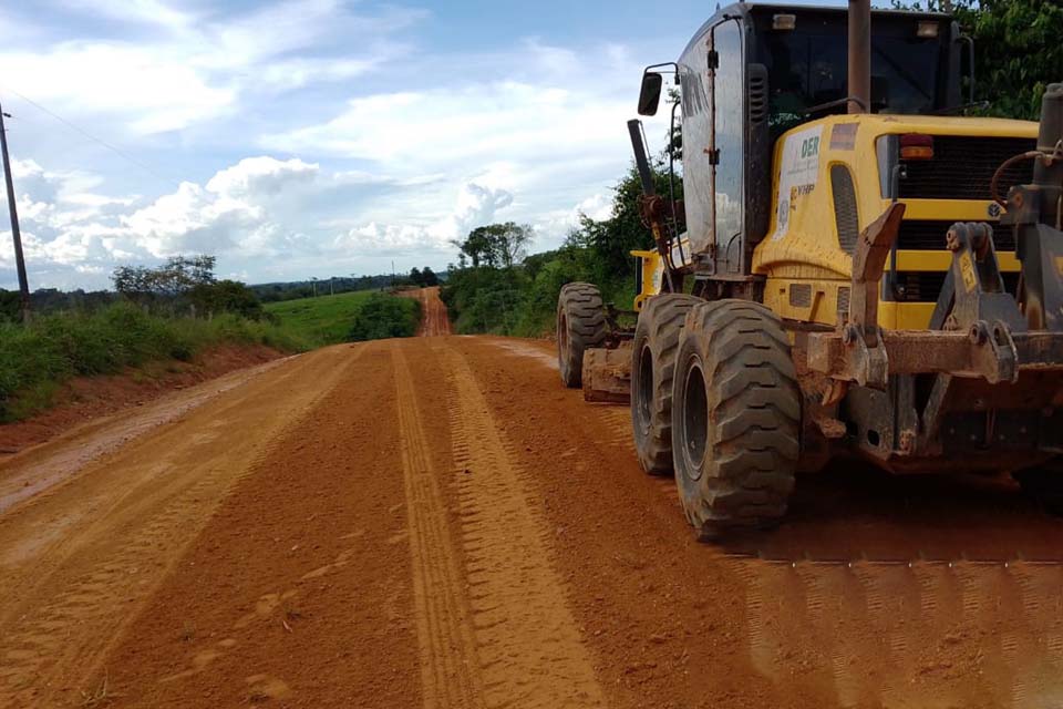 DER realiza serviços e melhorias entre a BR-429 e a Rodovia 481 