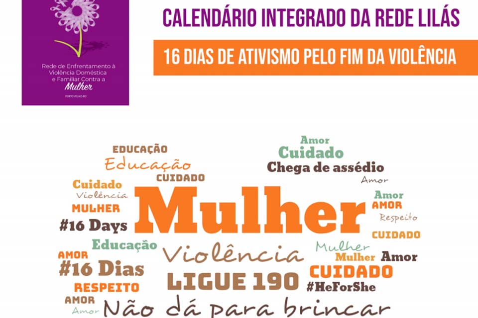 Calendário integrado da Rede Lilás será aberto nesta sexta-feira (20) com evento online às 19h