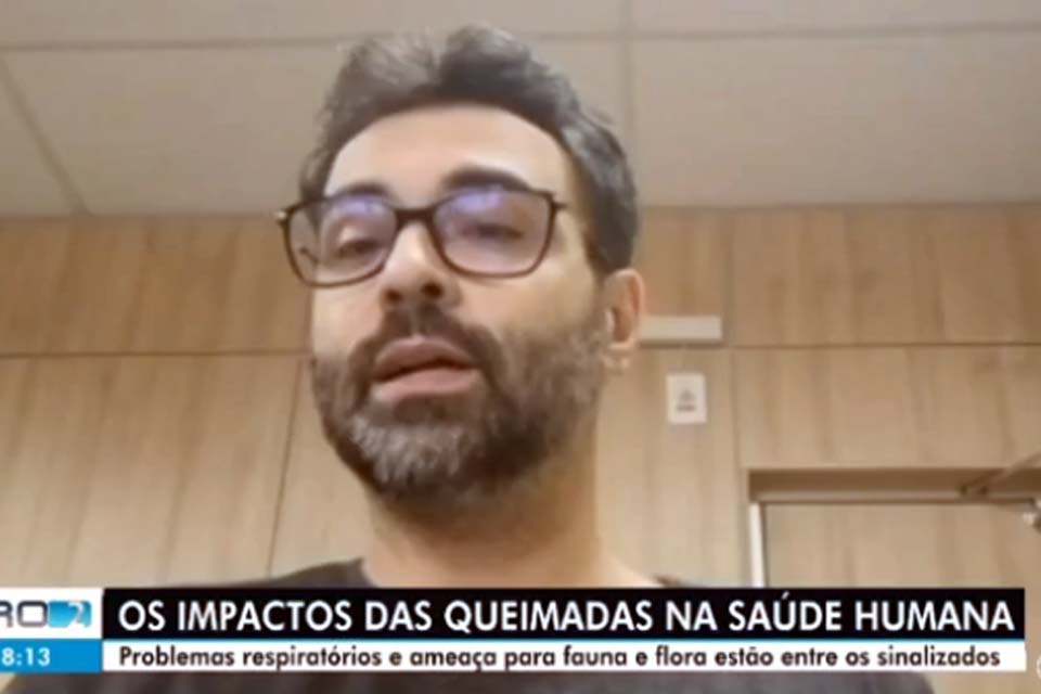 Vinícius Miguel alerta para problemas causados pelas queimadas à saúde humana